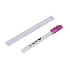 Skin Marker Pen , Gentian Violet ink Quick Drying &Does not Run , Large Ink Reservoir , Standard Tip with Ruler , Sterile.